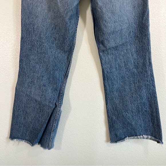 Reformation Mid-Rise Crop-Flare Denim Jeans 25 - Picture 7 of 13